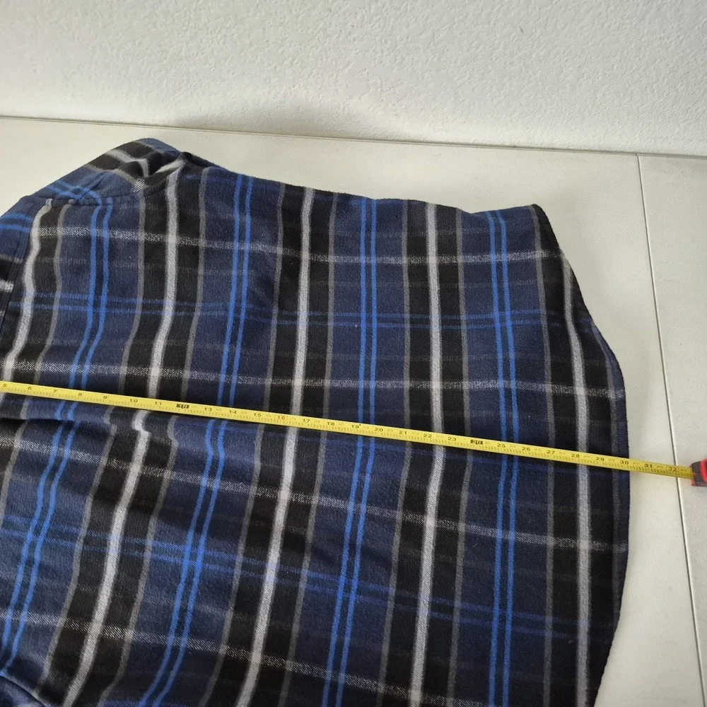 Eddie‎ Bauer Shirt Mens XL Blue Plaid Mountain OPS Classic Fit Long Sleeve